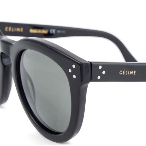 celine preppy 41801 s|CELINE black PREPPY Sunglasses CL41801S .